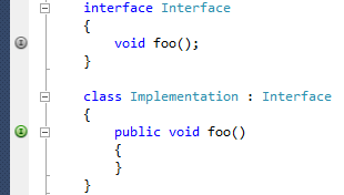 I glyphs for the interface method I glyphs for the interface method