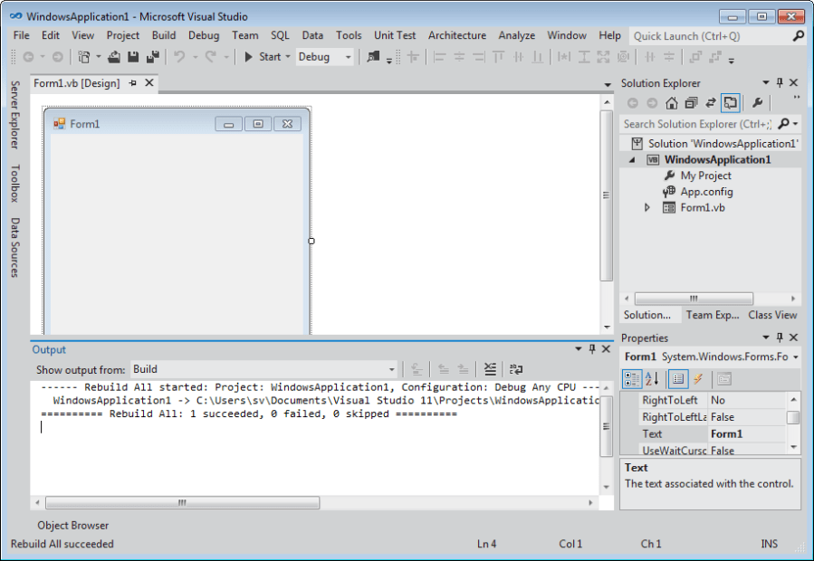 Modified tool window titles