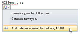 Add reference menu item in Visual Studio 2010 correction options popup menu Add reference menu item in Visual Studio 2010 correction options popup menu