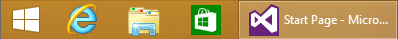 Labels on taskbar buttons